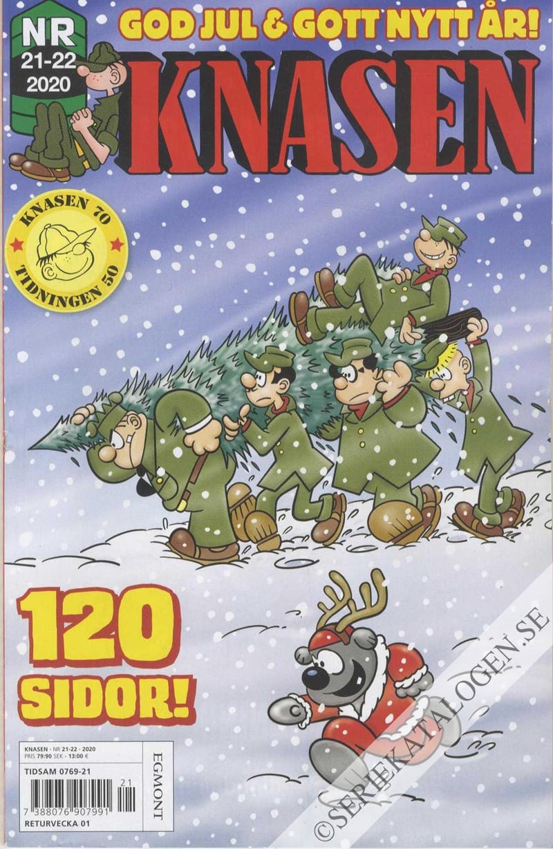Framsida på Knasen #21-22 (2020)