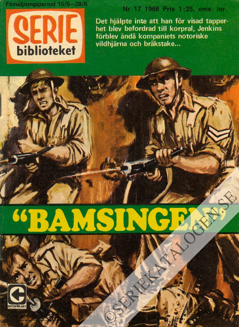 Framsida på Seriebiblioteket #17 - "Bamsingen" (1968)