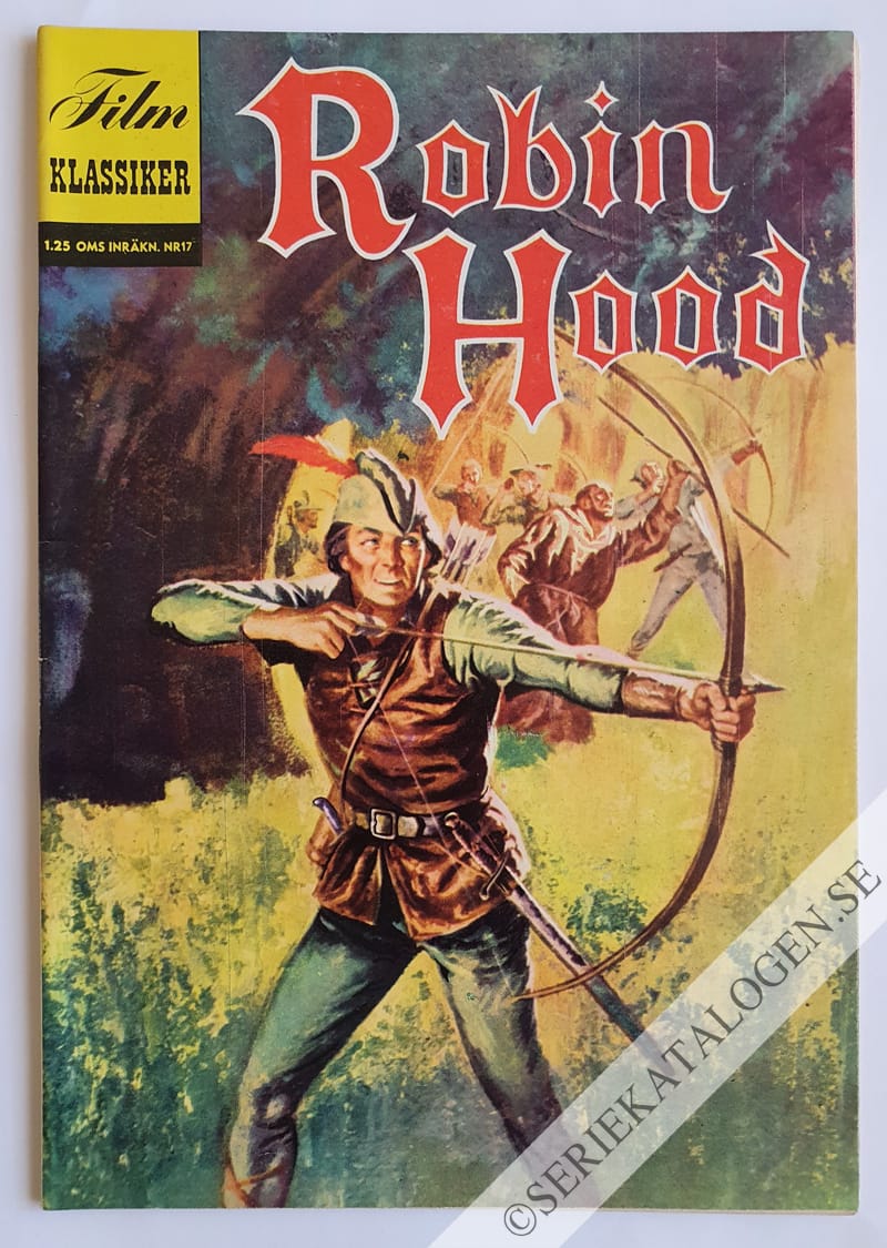 Framsida på Filmklassiker Robin Hood (1963)
