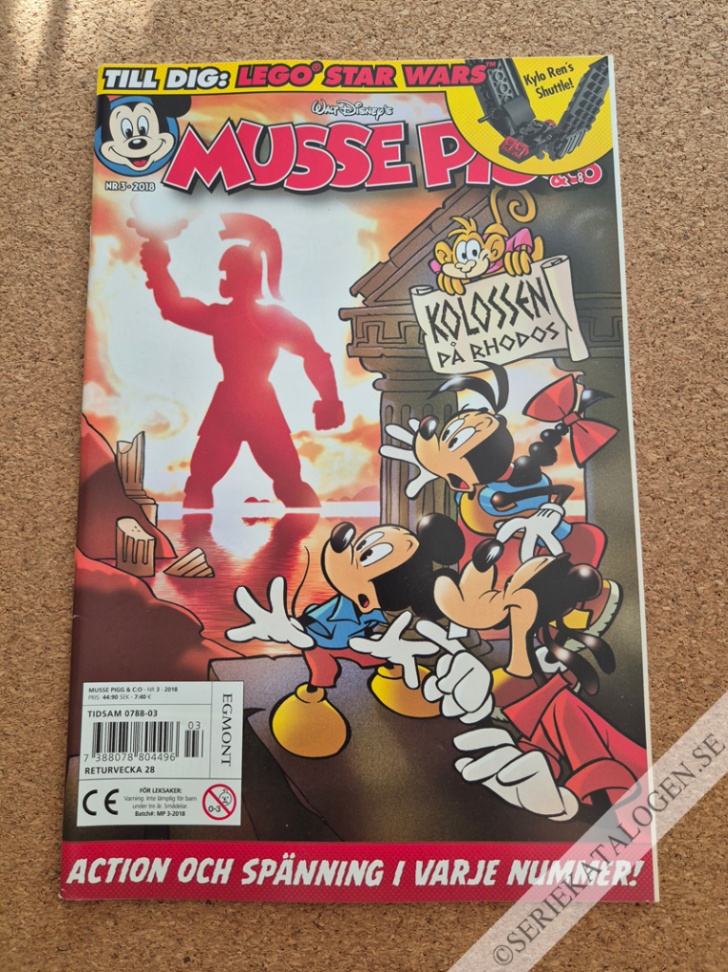 Framsida på Musse Pigg & C:o #3 (2018)