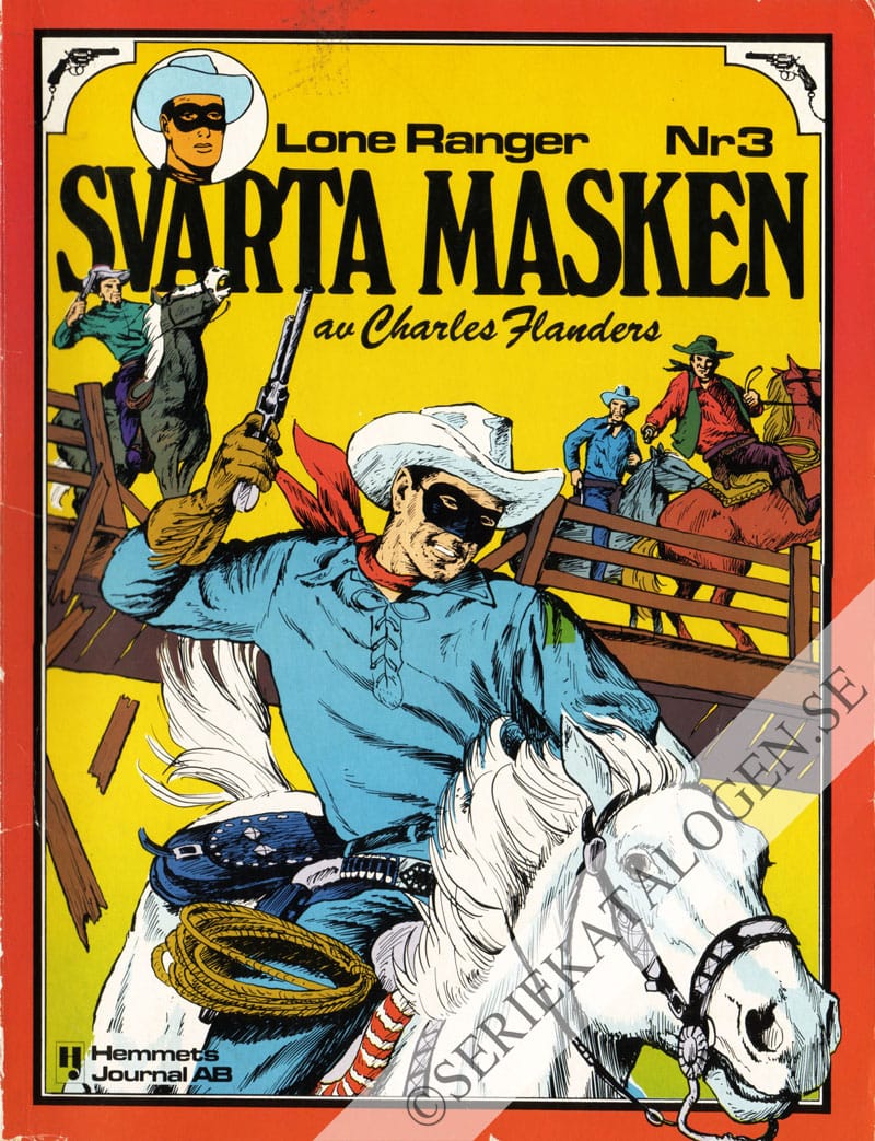 Framsida på Lone Ranger Svarta Masken #3 (1978)