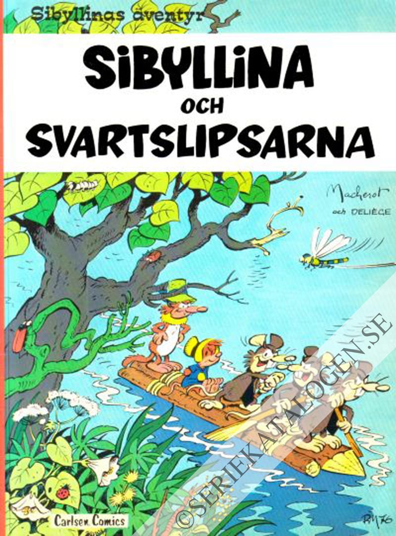 Framsida på Sibyllinas äventyr Sibyllina och svartslipsarna (1979)