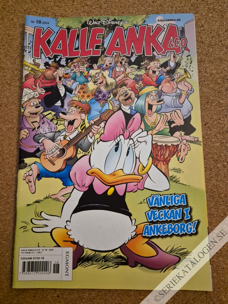 Framsida på Kalle Anka & C:o #18 (2024)