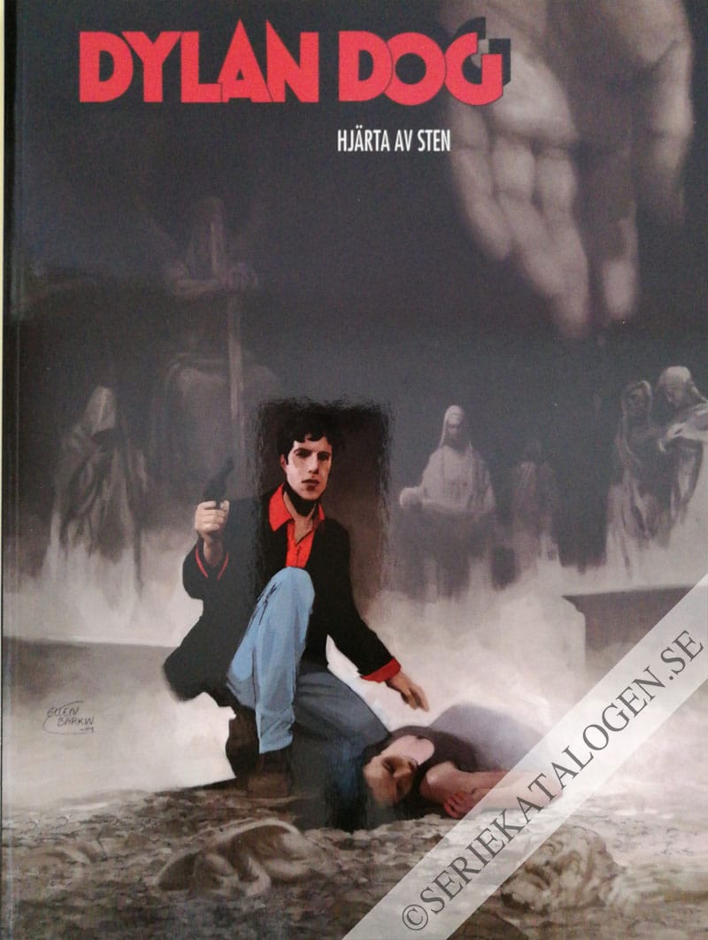 Framsida på Dylan Dog Hjärta av sten (2015)