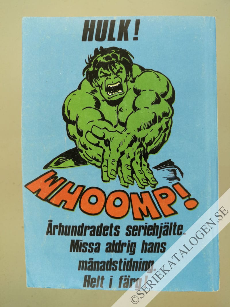 Baksida på Den mystiske major MacLean (1984)