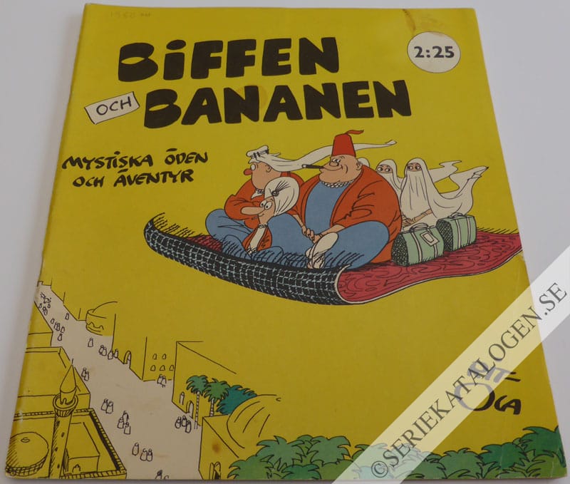 Framsida på Biffen och Bananen Mystiska öden och äventyr (1960)