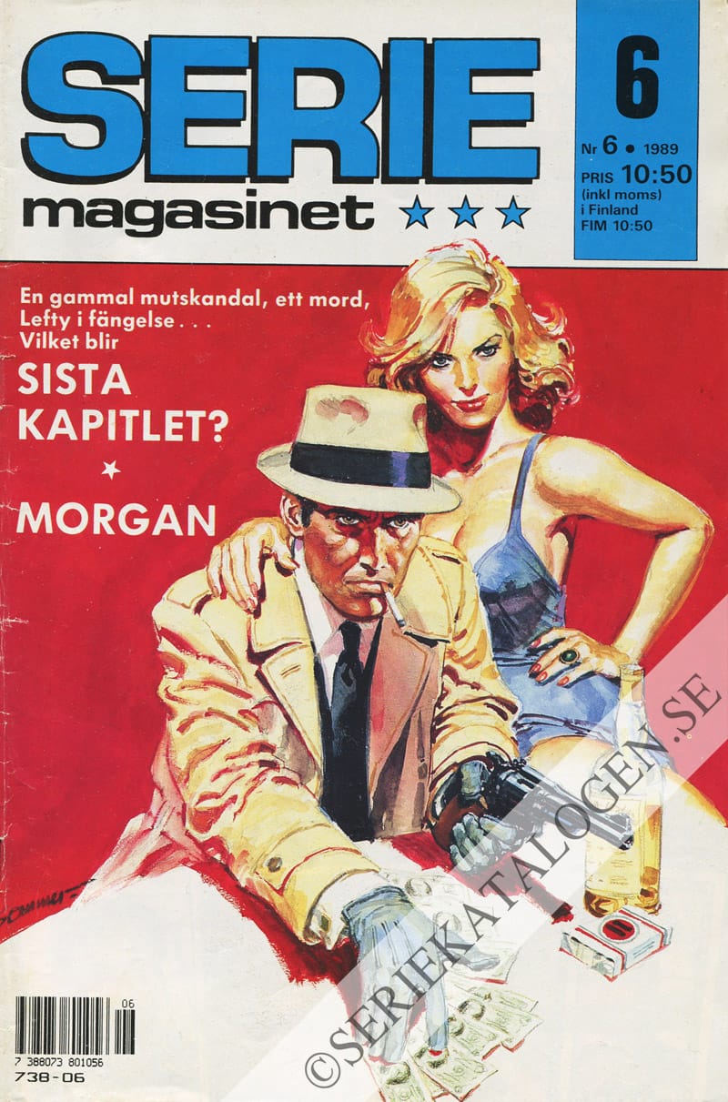 Framsida på Seriemagasinet #6 (1989)