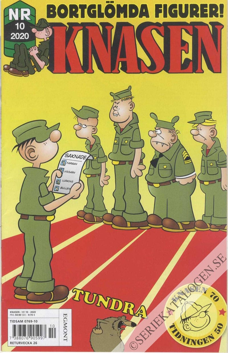 Framsida på Knasen #10 (2020)