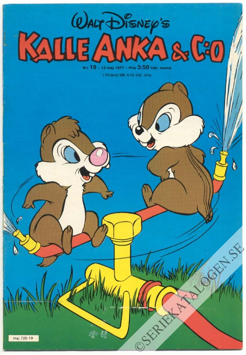 Framsida på Kalle Anka & C:o #19 (1977)
