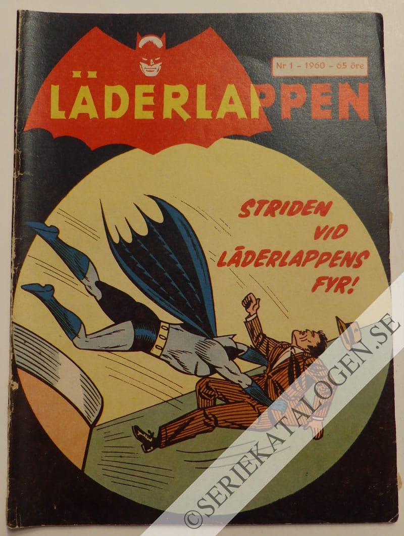 Framsida på Läderlappen och Robin #1 (1960)