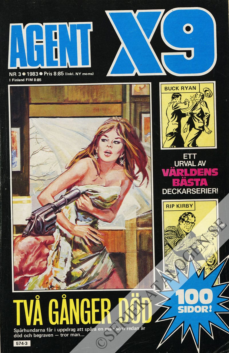 Framsida på Agent X9 #3 (1983)