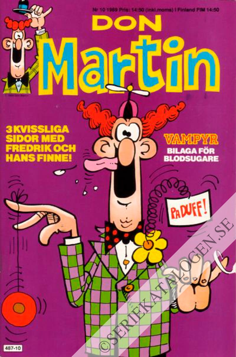 Framsida på Don Martin #10 (1989)