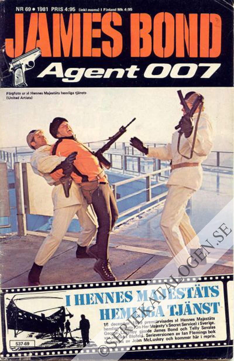 Framsida på James Bond agent 007 #69 (1981)