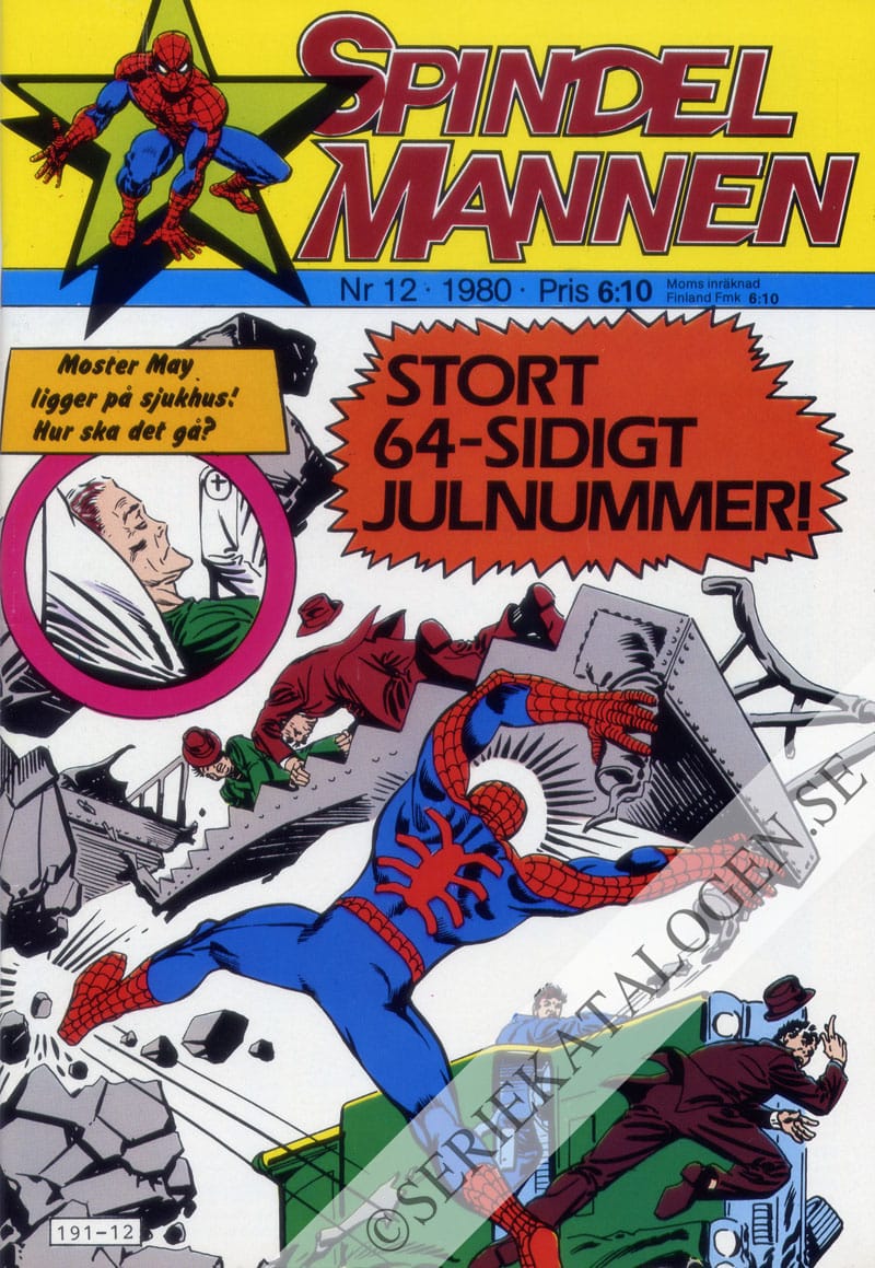 Framsida på Spindelmannen #12 (1980)