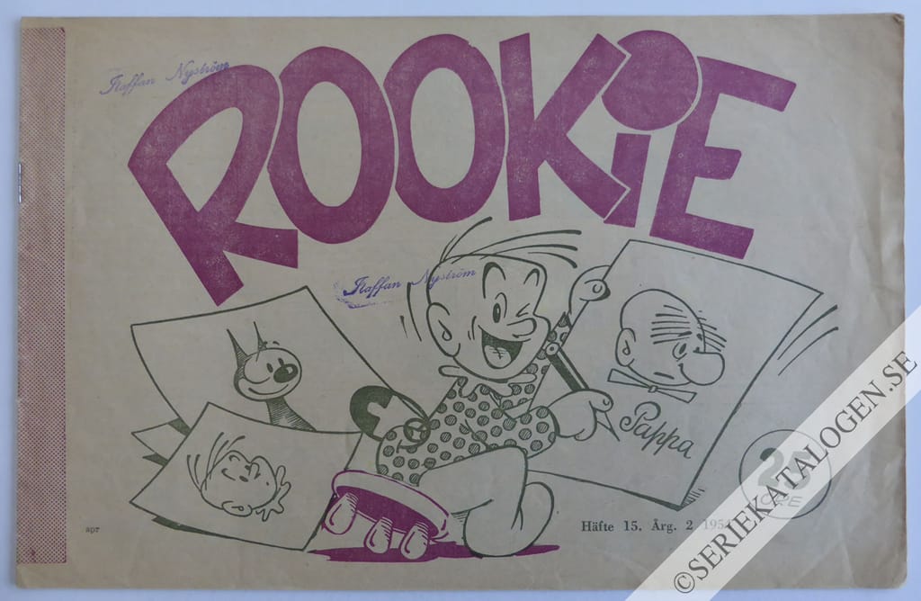 Framsida på Rookie #15 (1954)