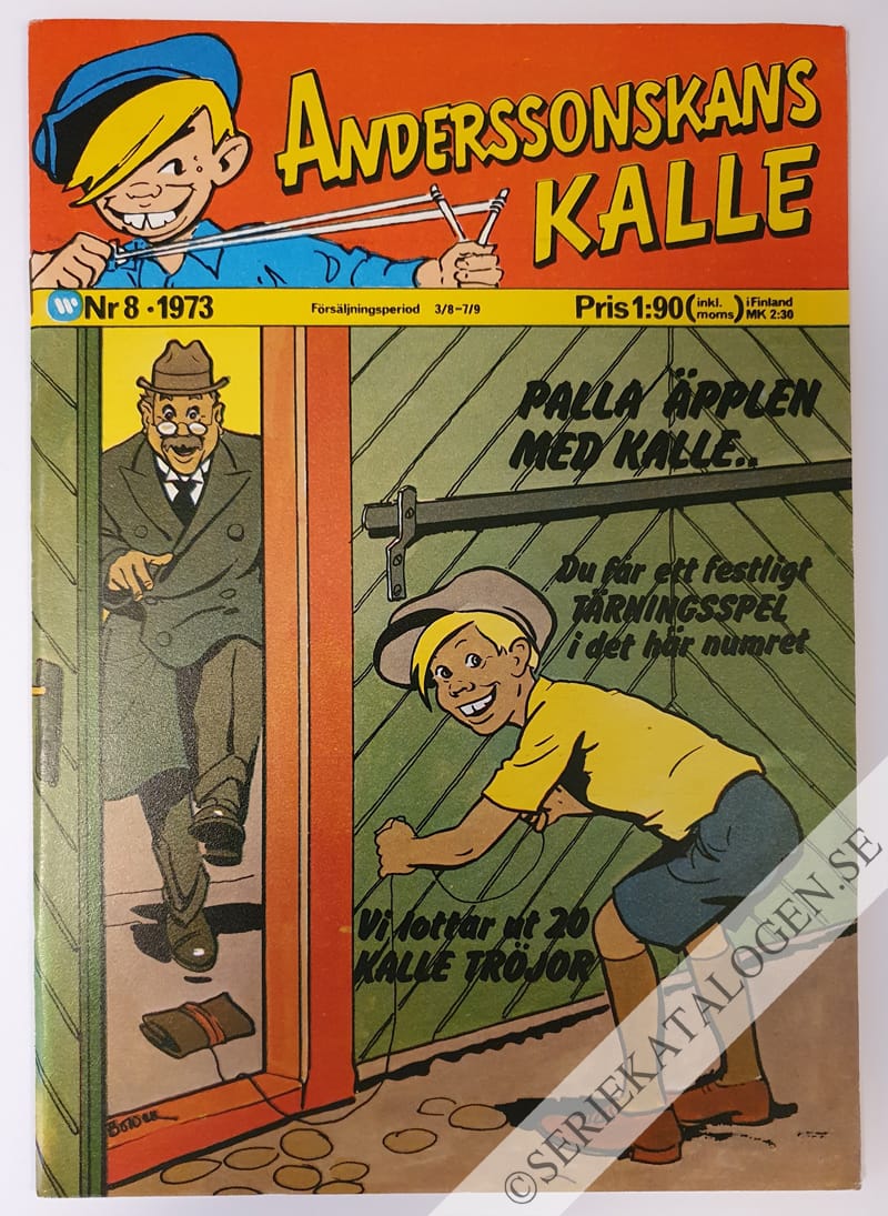 Framsida på Anderssonskans Kalle #8 (1973)