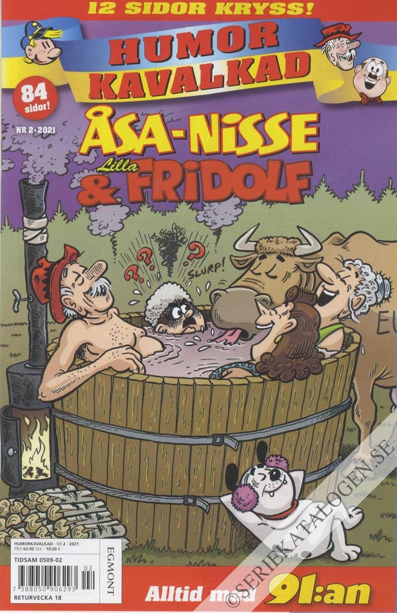 Framsida på Humorkavalkad #2 (2021)