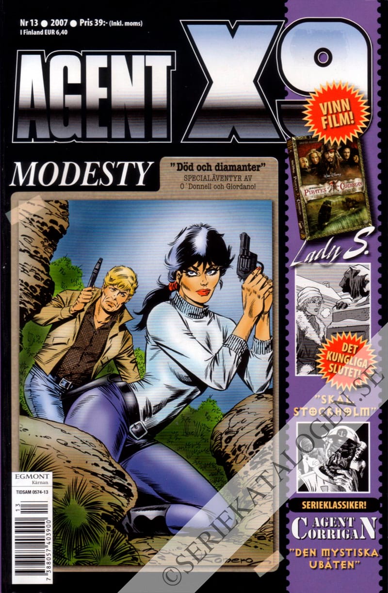 Framsida på Agent X9 #13 (2007)