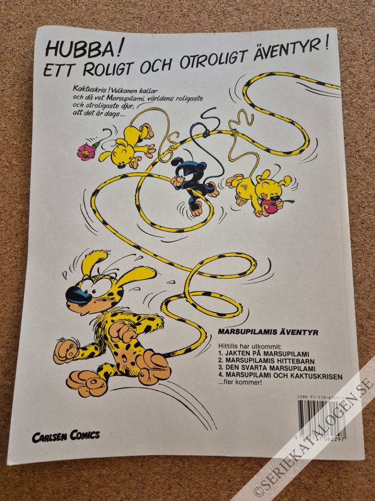 Baksida på Marsupilami och kaktuskrisen (1990)