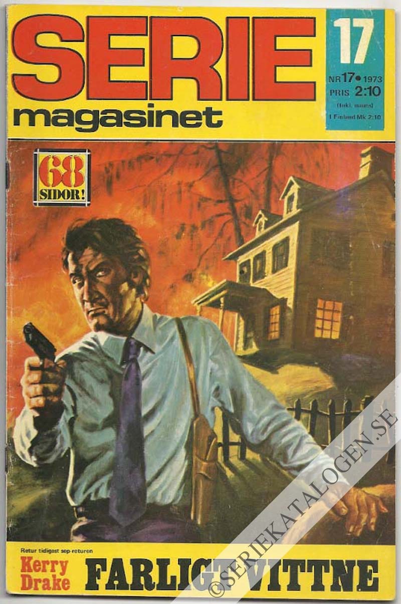 Framsida på Seriemagasinet #17 (1973)