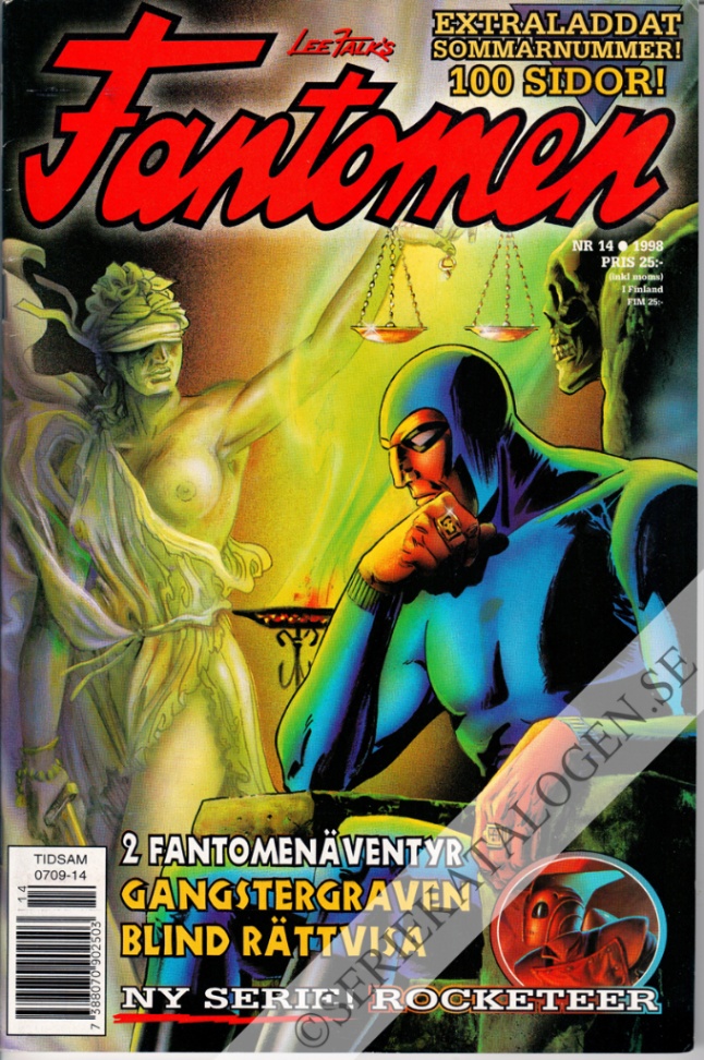 Framsida på Fantomen #14 (1998)