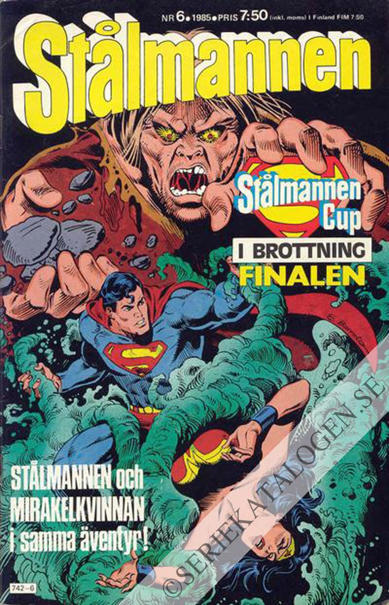 Framsida på Stålmannen #6 (1985)