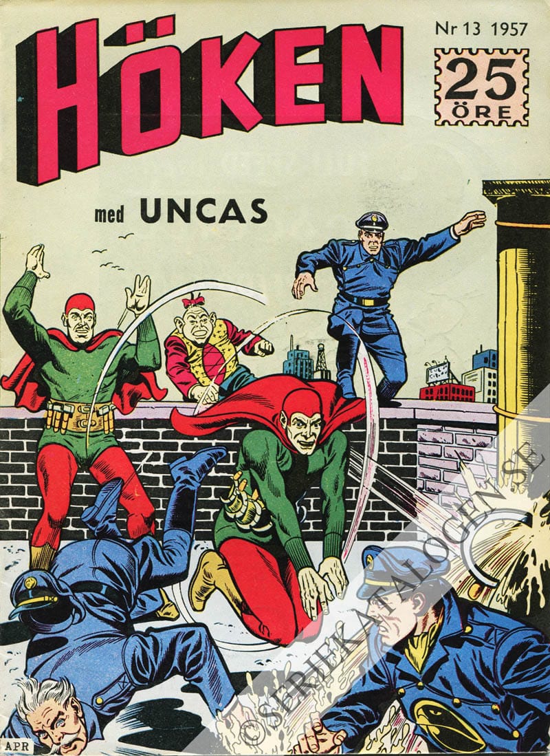 Framsida på Höken #13 (1957)