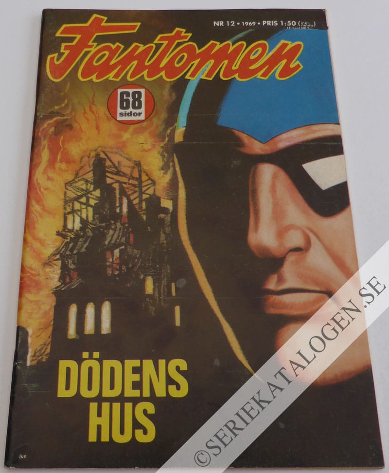 Framsida på Fantomen #12 (1969)