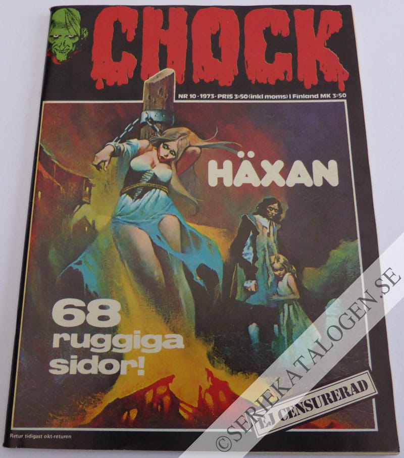 Framsida på Chock Häxan (1973)
