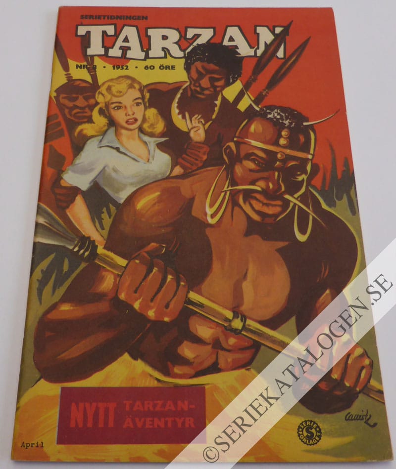 Framsida på Tarzan #8 (1952)