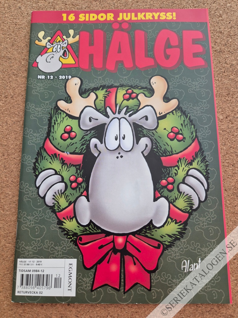 Framsida på Hälge #12 (2019)