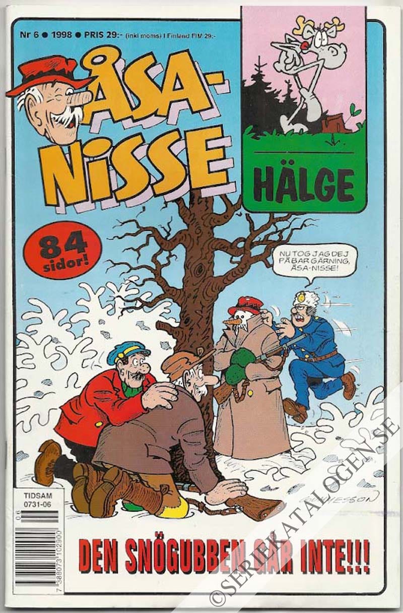 Framsida på Åsa-Nisse #6 (1998)