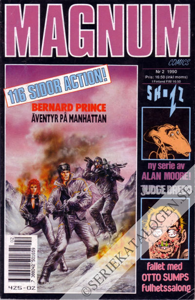 Framsida på Magnum comics #2 (1990)
