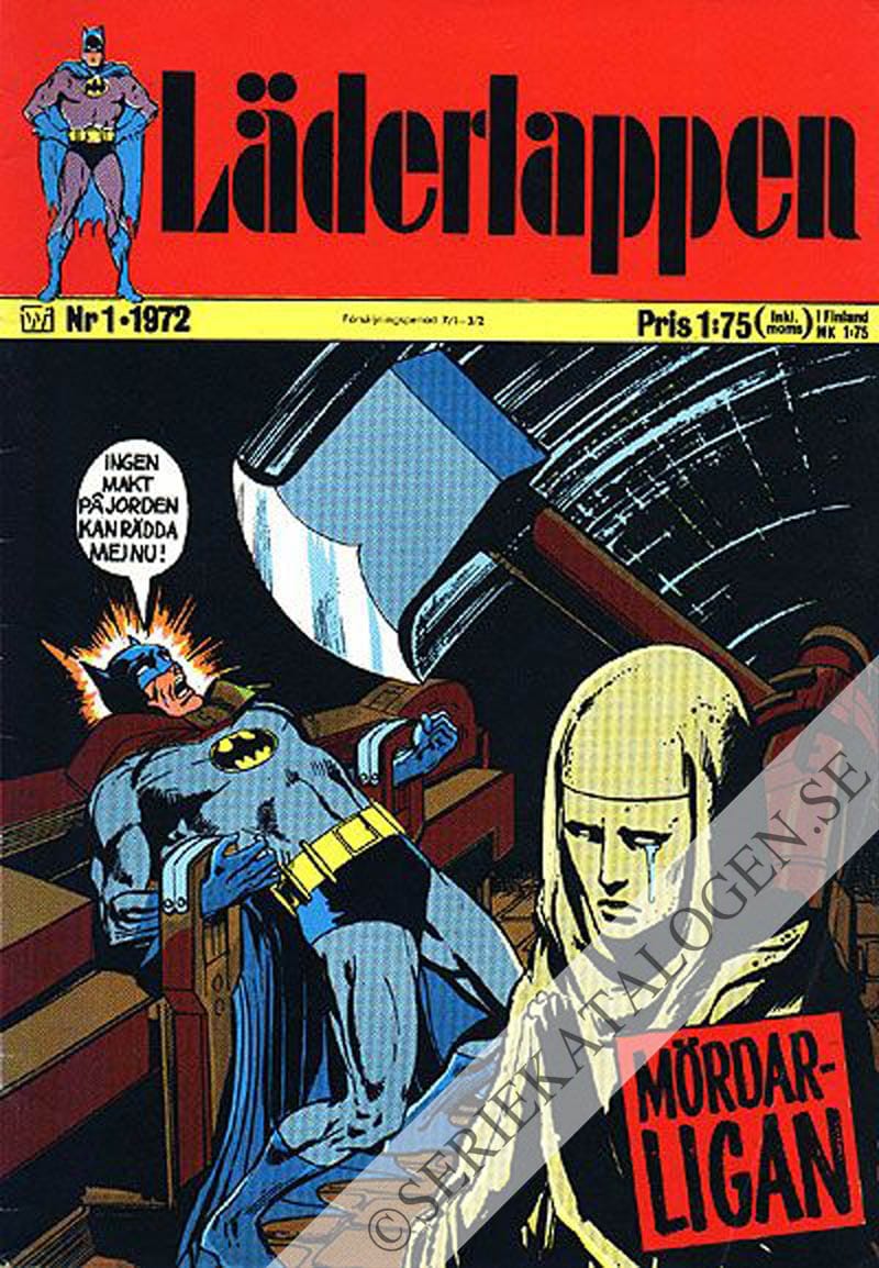 Framsida på Läderlappen och Robin #1 (1972)