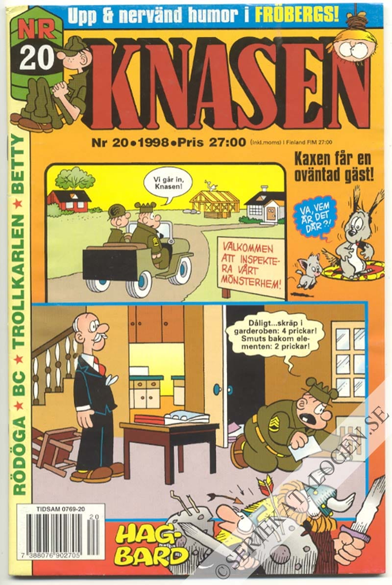 Framsida på Knasen #20 (1998)