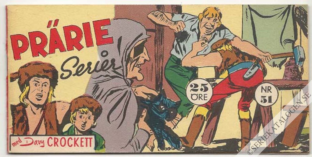 Framsida på Prärie-serier #51 (1958)