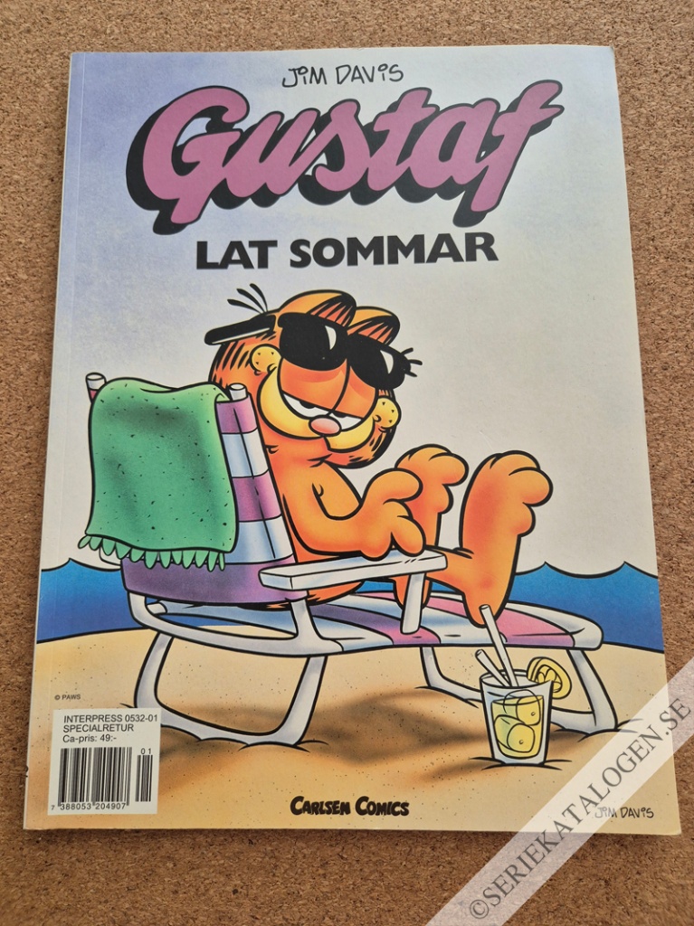 Framsida på Gustafs julalbum Lat sommar (2000)