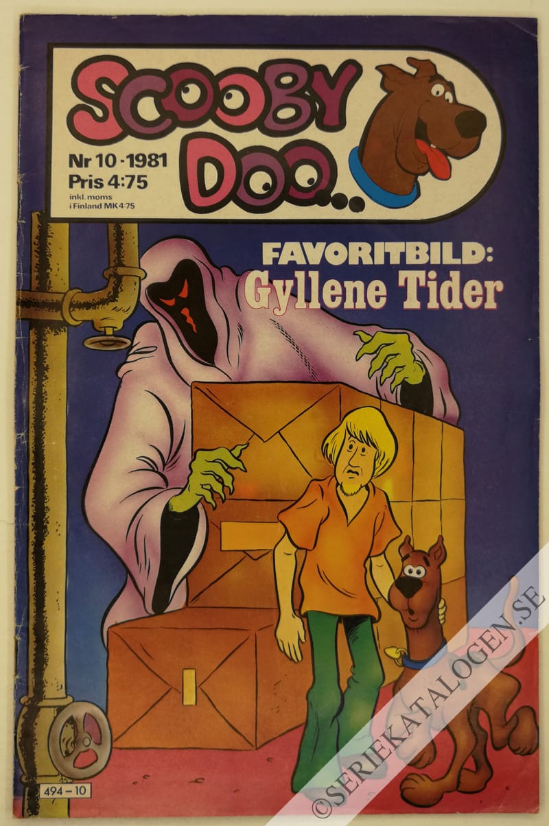 Framsida på Scooby Doo #10 (1981)