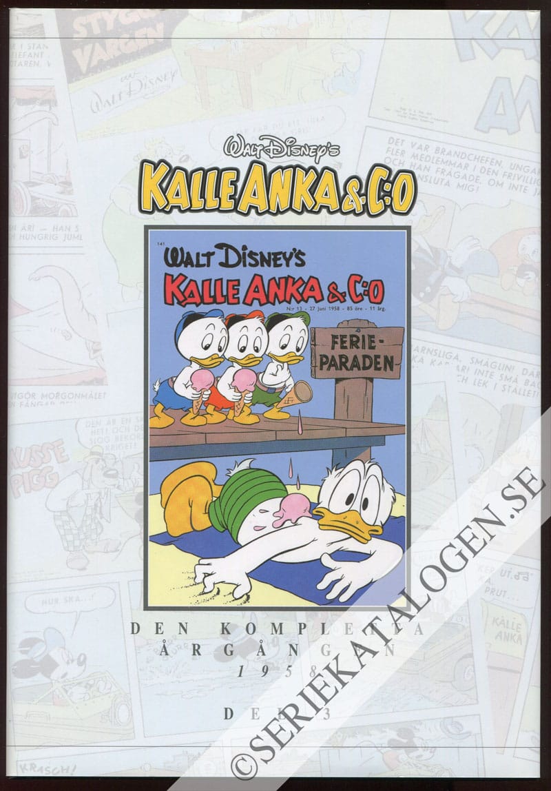 Framsida på Kalle Anka & C:o - den kompletta årgången 1958 del 3 (2004)