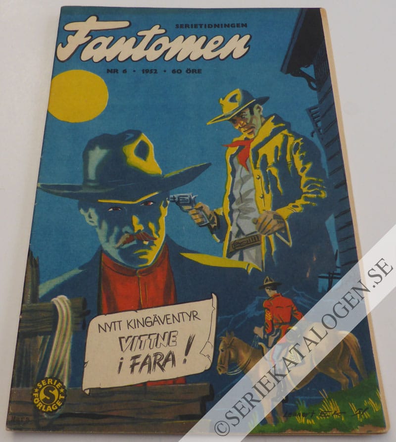 Framsida på Fantomen #6 (1952)