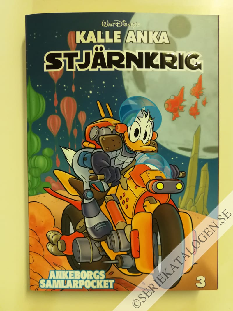Framsida på Ankeborgs samlarpocket Kalle Anka - Stjärnkrig 3 (2016)