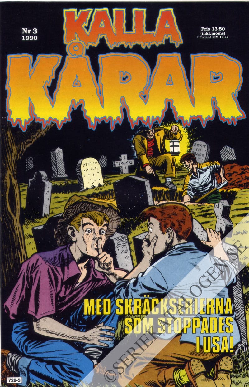 Framsida på Kalla kårar #3 (1990)