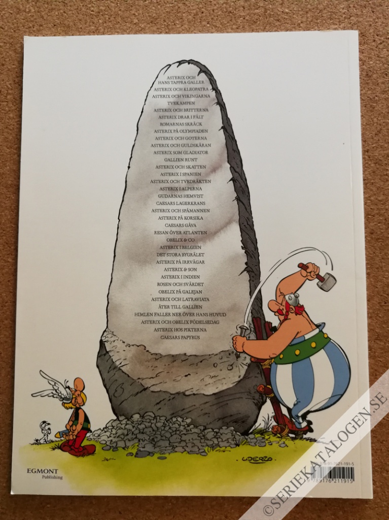 Baksida på Asterix och Kleopatra (2017)