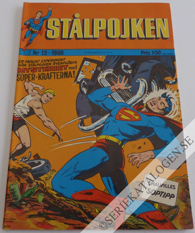 Framsida på Stålpojken #12 (1969)