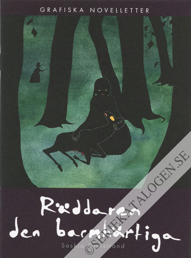 Framsida på Grafiska novelletter Räddaren den barmhärtiga (2014)