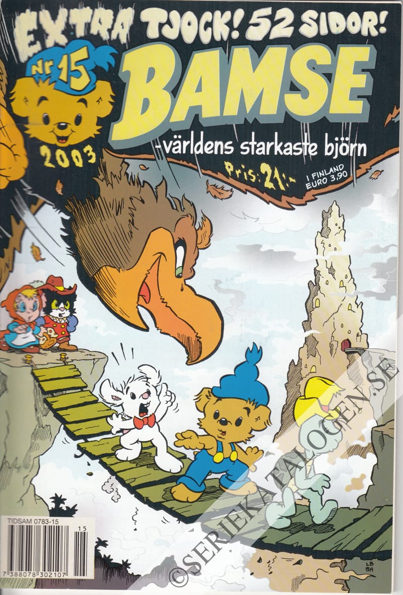Framsida på Bamse #15 (2003)