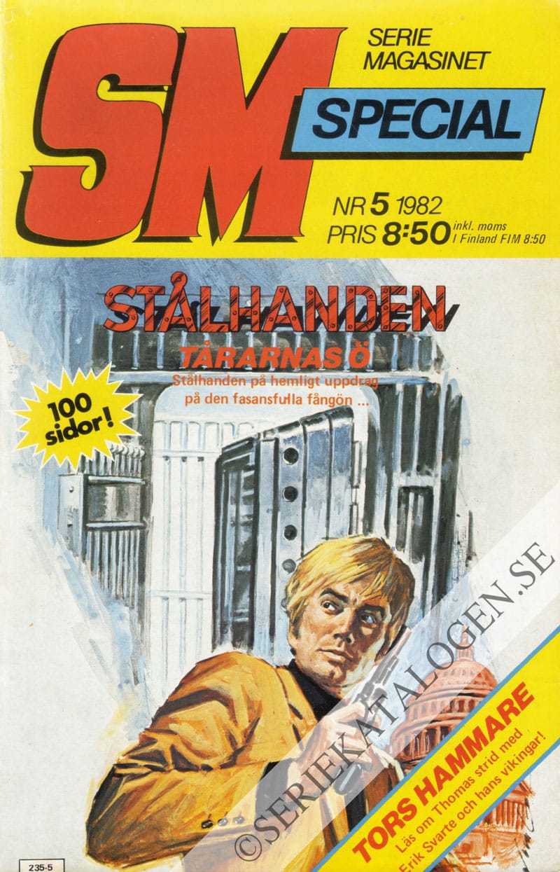 Framsida på Seriemagasinet specialalbum #5 (1982)