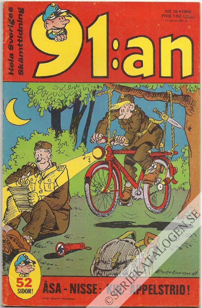 Framsida på 91:an #16 (1969)