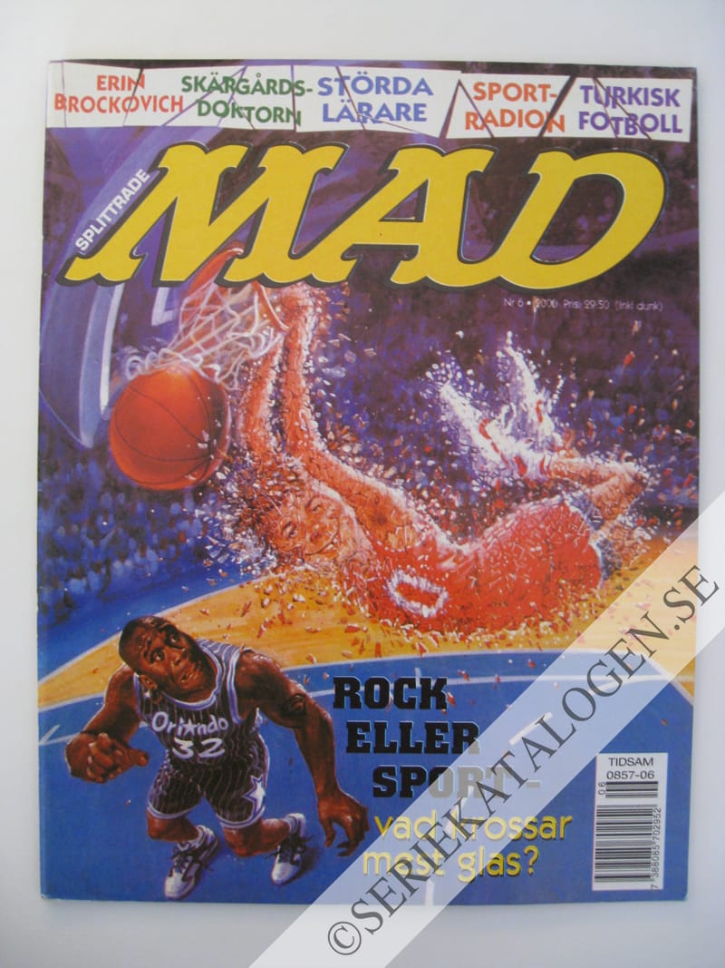 Framsida på Svenska MAD #6 (2000)