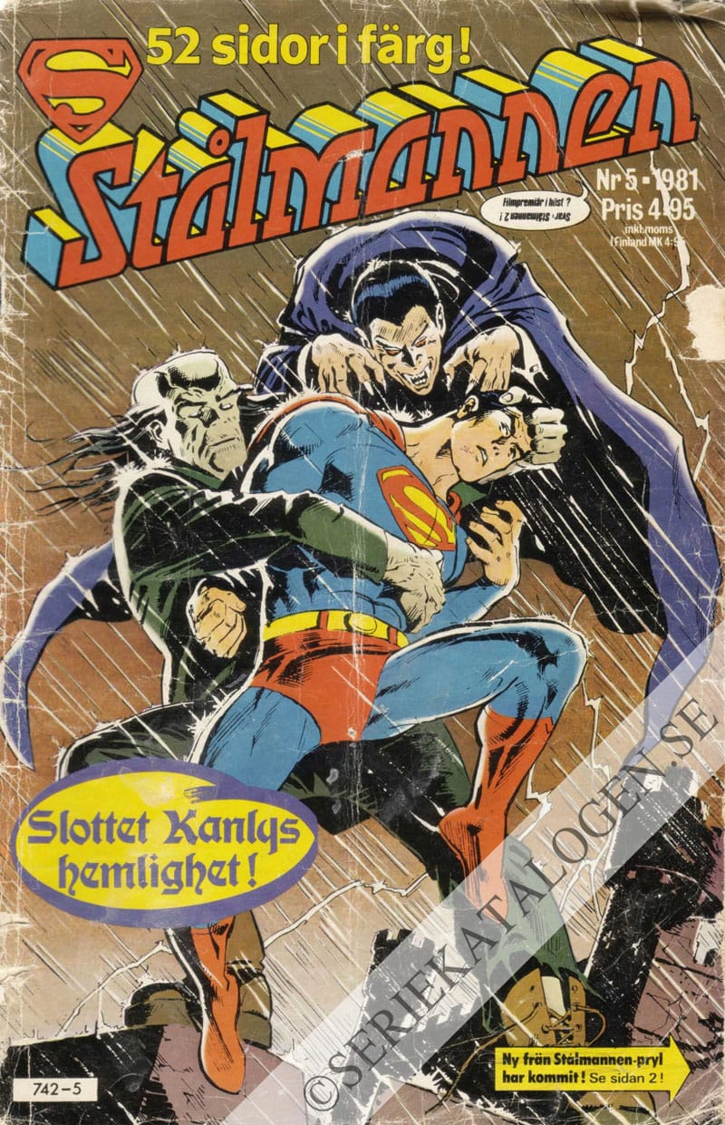 Framsida på Stålmannen #5 (1981)